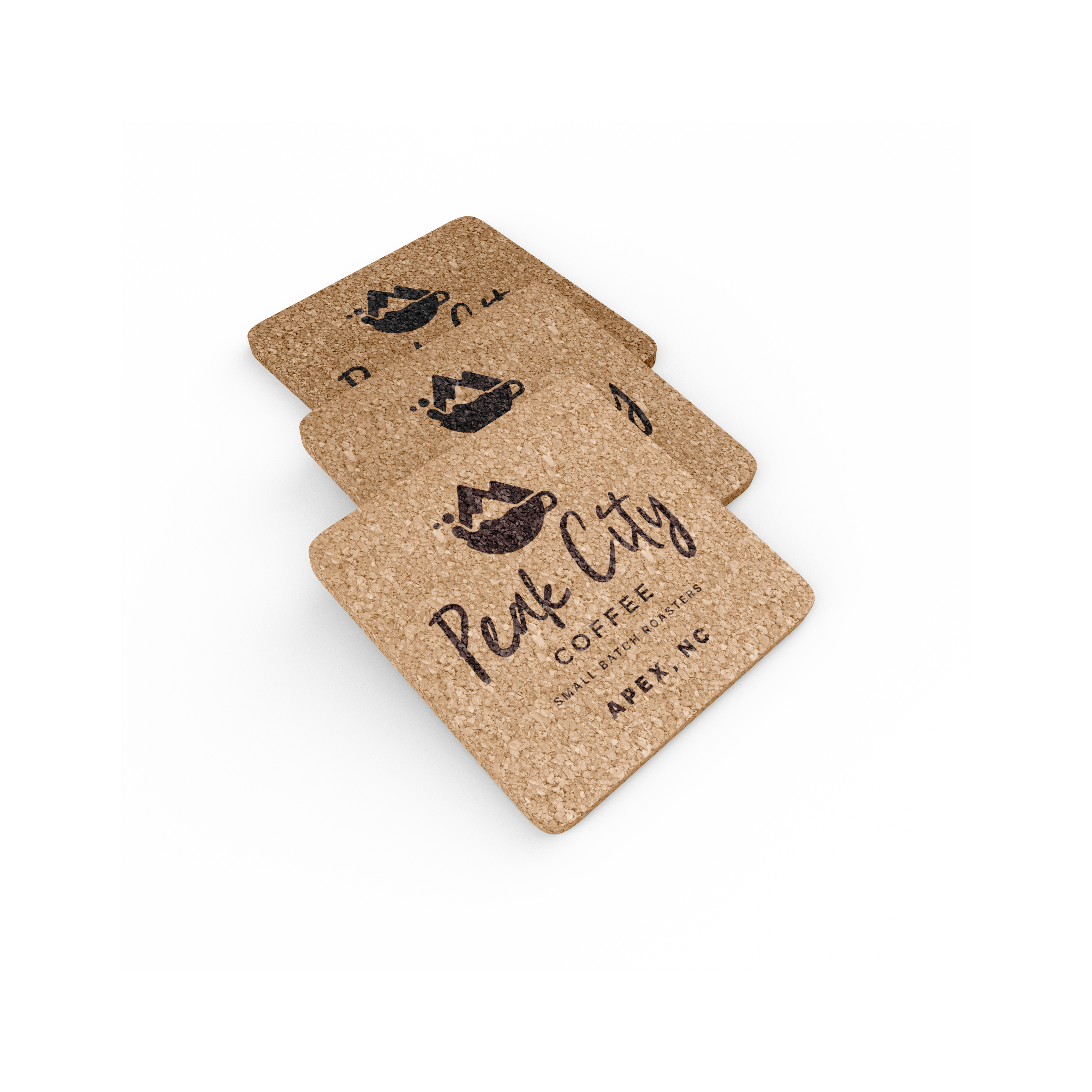 Cork coasters